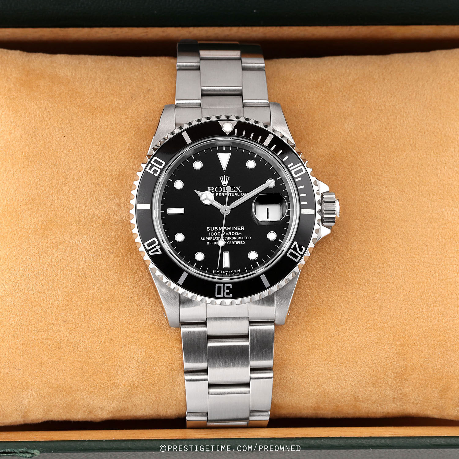 Rolex FACTORY SERVICED Submariner Date 40mm 16610 S Serial